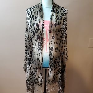 Animal print wrap,scarf